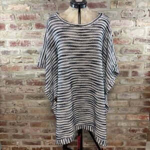 Sailor blue poncho cover up L/XL NWT